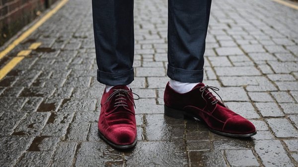 What is the Best Way to Maintain Velvet Shoes in Good Condition in Wet UK Weather?